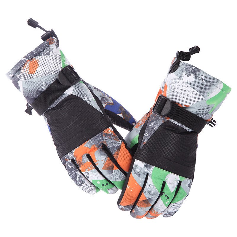 Men's Ski Gloves Winter Warmest Waterproof Breathable Cold Weather Gloves