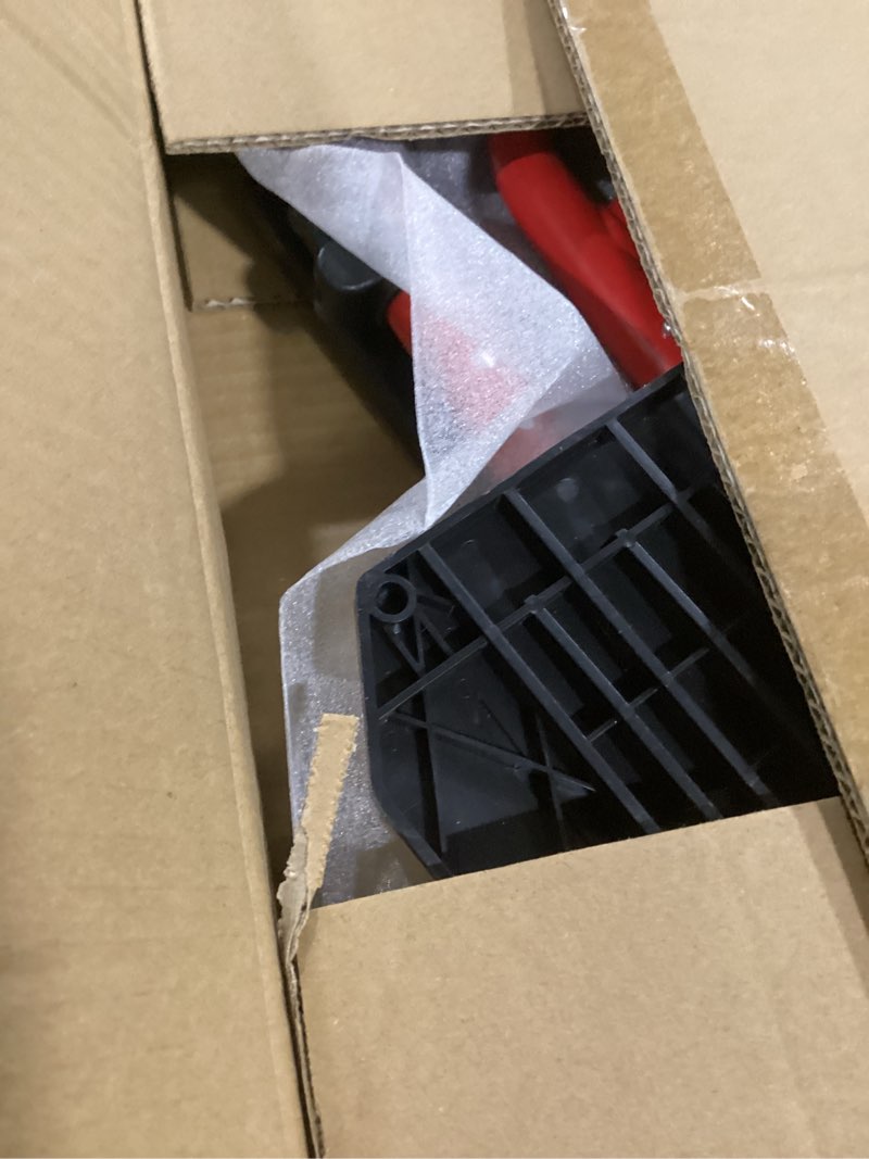 Condition photo showing Good Condition for wheelchair footrest, wheelchair replacement part with heel ring for standard wheelchairs(red)