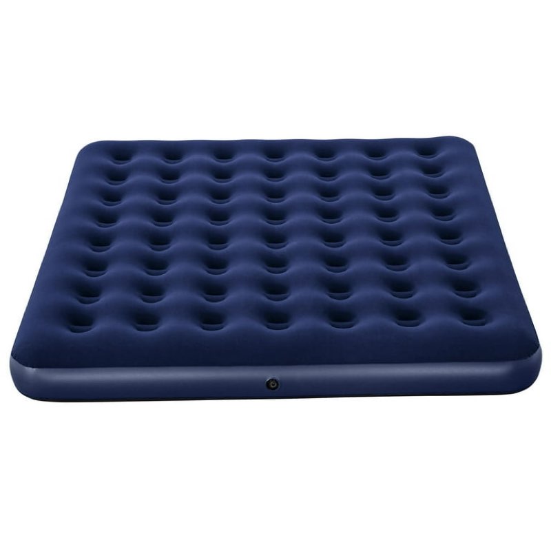 ozark trail king 84x72x18 inch inflatable air mattress, blow up mattress without pump