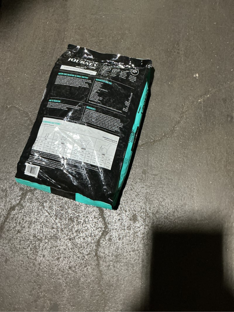 Condition photo showing New/Like New for American Journey Grain-Free Puppy Lamb & Sweet Potato Recipe Dry Dog Food