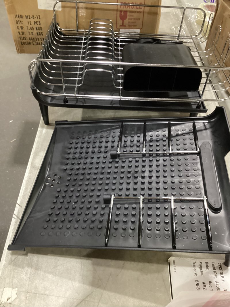 Retractable Dish Rack Large Capacity Black (possibly used)