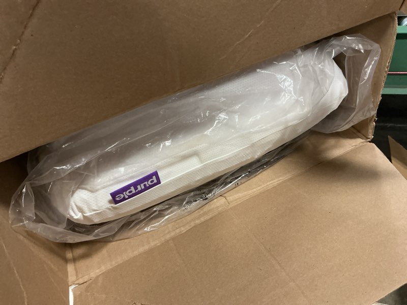 Condition photo showing Good Condition for purple harmony pillow – talalay latex foam cooling pillow for combo or side sleepers, 360º hex gelflex grid for no-pressure support and luxurious weightless feel - king, medium feel, med height king - medium