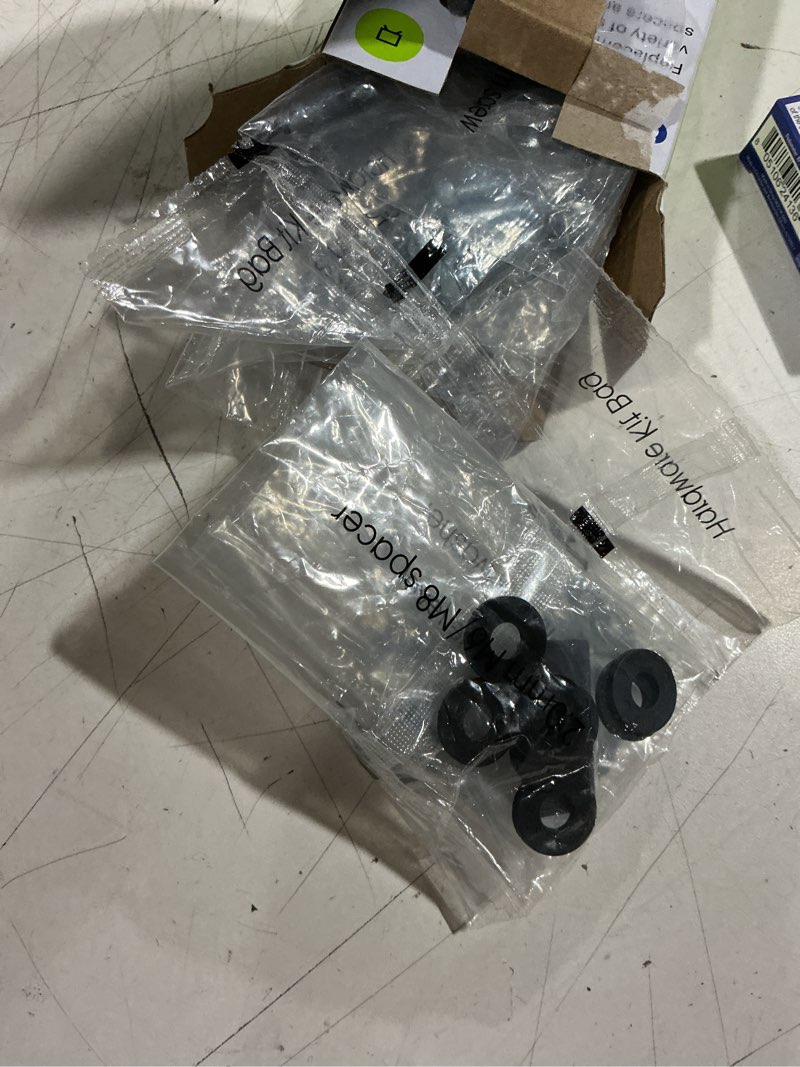 Condition photo showing As Is for onn tv wall mount replacement hardware kit, 69 pieces