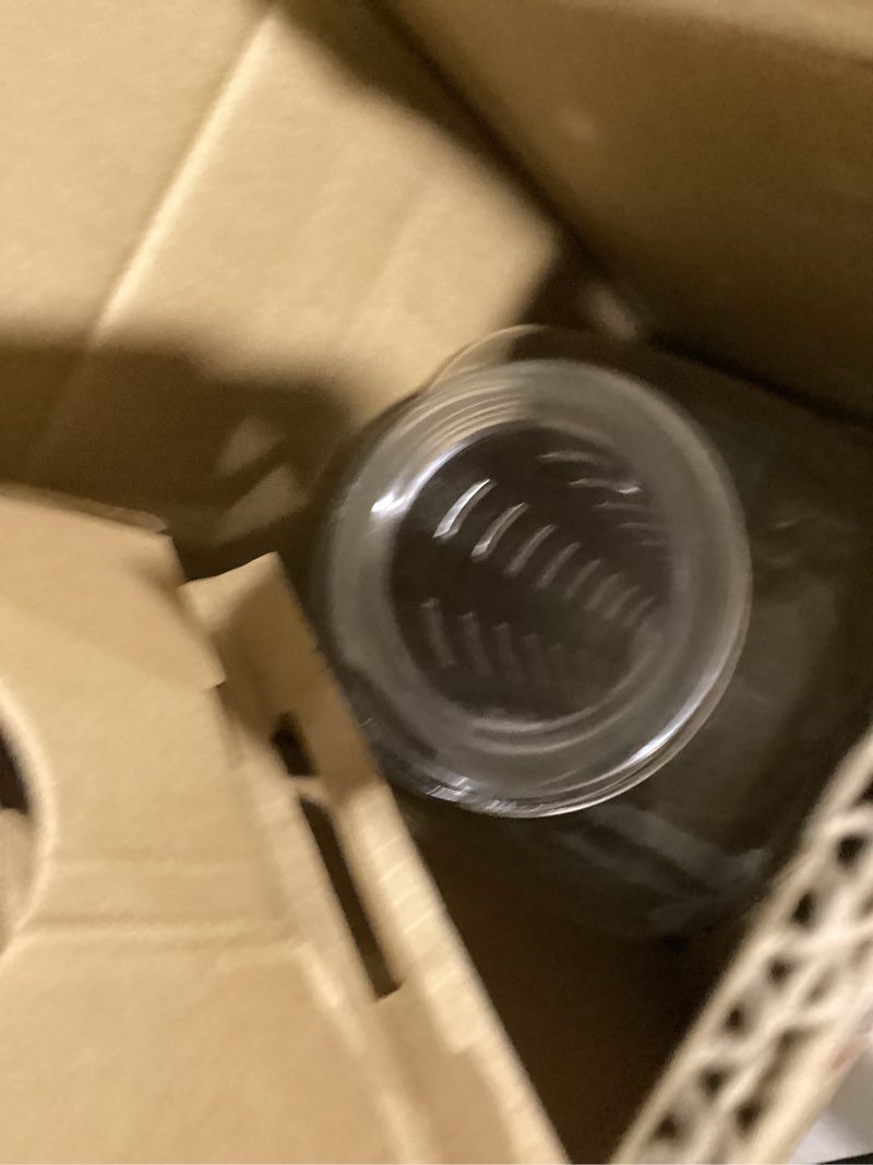 Condition photo showing Good Condition for 1-Gallon Drink Dispenser. Glass Beverage Dispenser with Stainless steel Spigot plus Ice Cylinder and Fruit Infuser! Water Dispenser, Lemonade Stand, Juice Container - Drink Dispensers for Parties