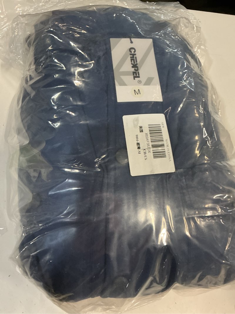 Condition photo showing Good Condition for medium chexpel mens winter coat puffy parka jacket with fur hood waterproof & windproof long winter fleece