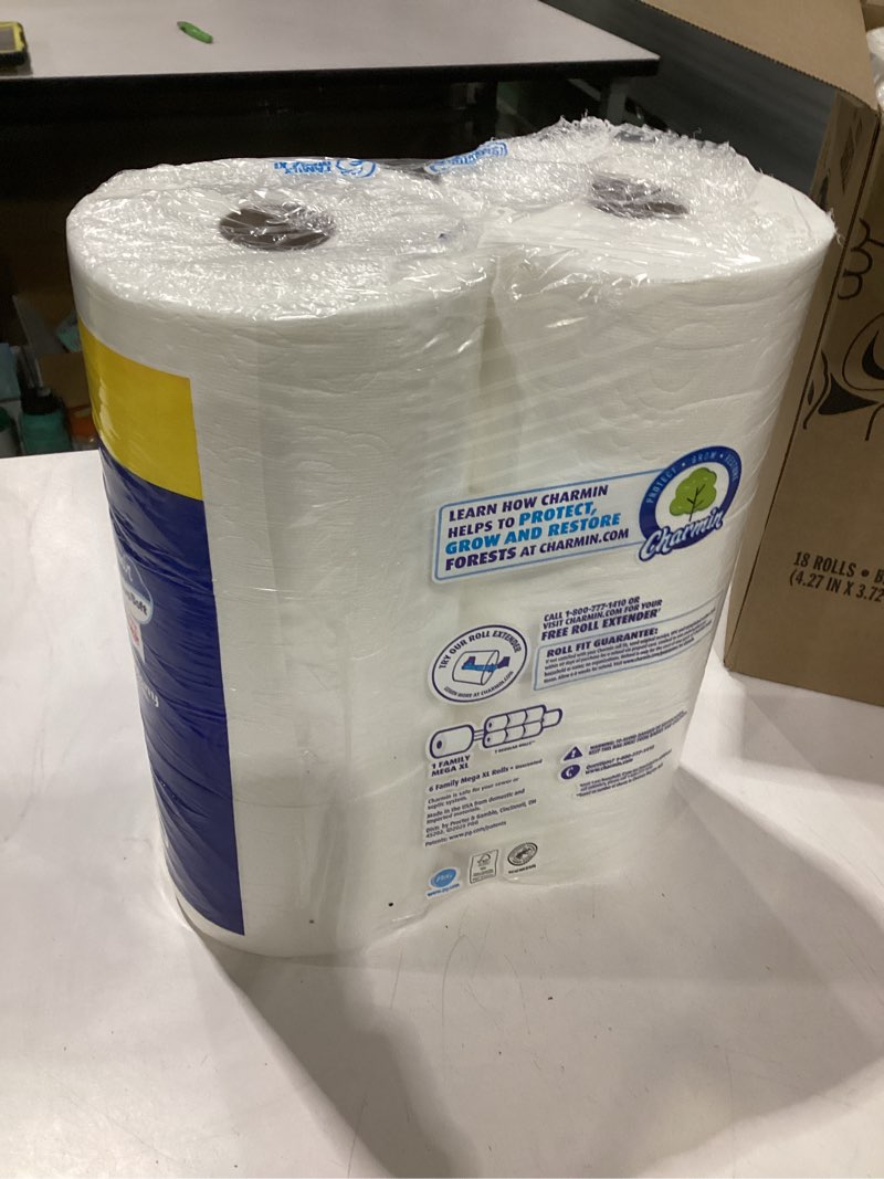 charmin bathroom tissue 18 family mega xl rolls