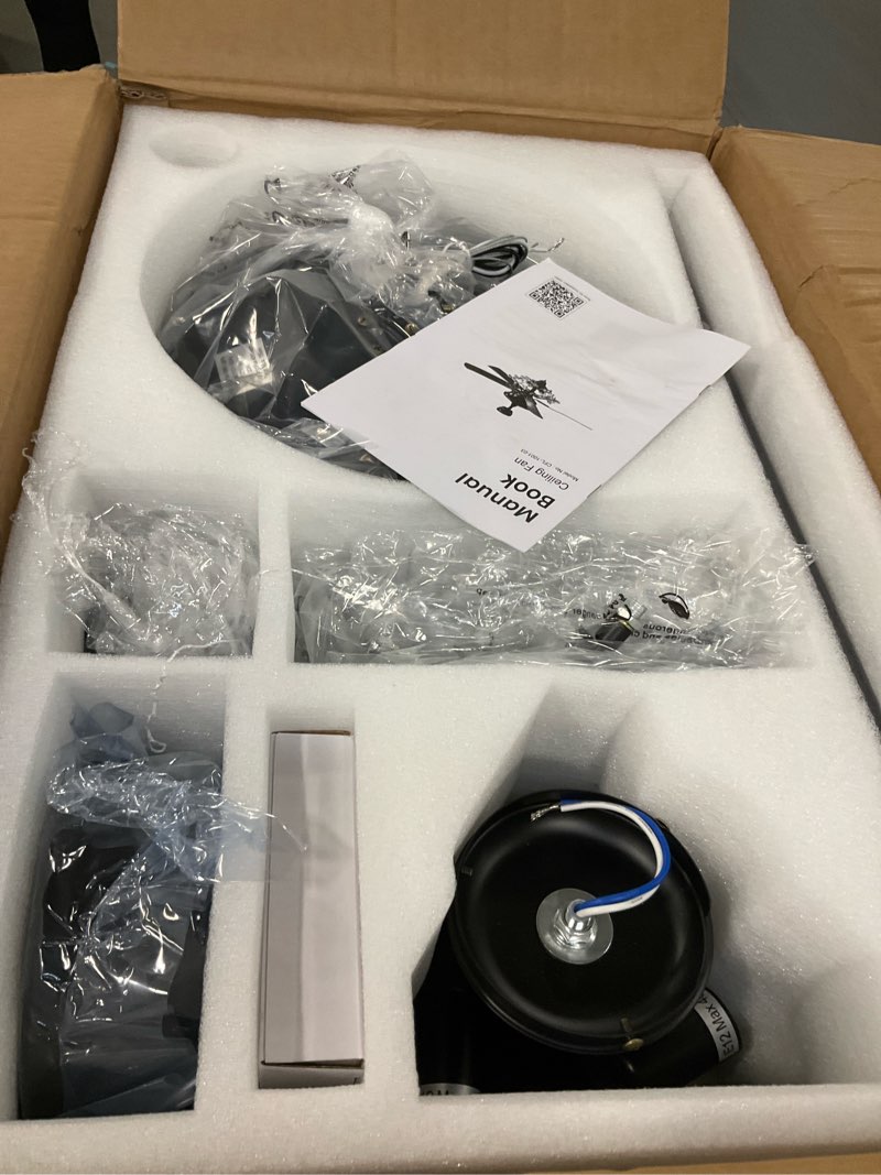 CROSSIO Crystal Chandelier Ceiling Fan with Light Modern Chandelier Ceiling Fan with Retractable Blades Crystal Fandelier with Remote Control 48" Chrome Fandelier for Bedroom Living Room