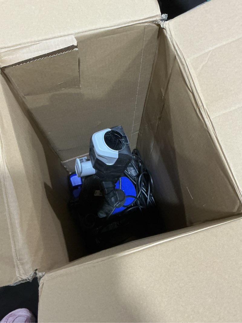 Condition photo showing As Is for eureka lightweight powerful upright vacuum cleaner for carpet and hard floor, powerspeed, new model,blue,black/new model