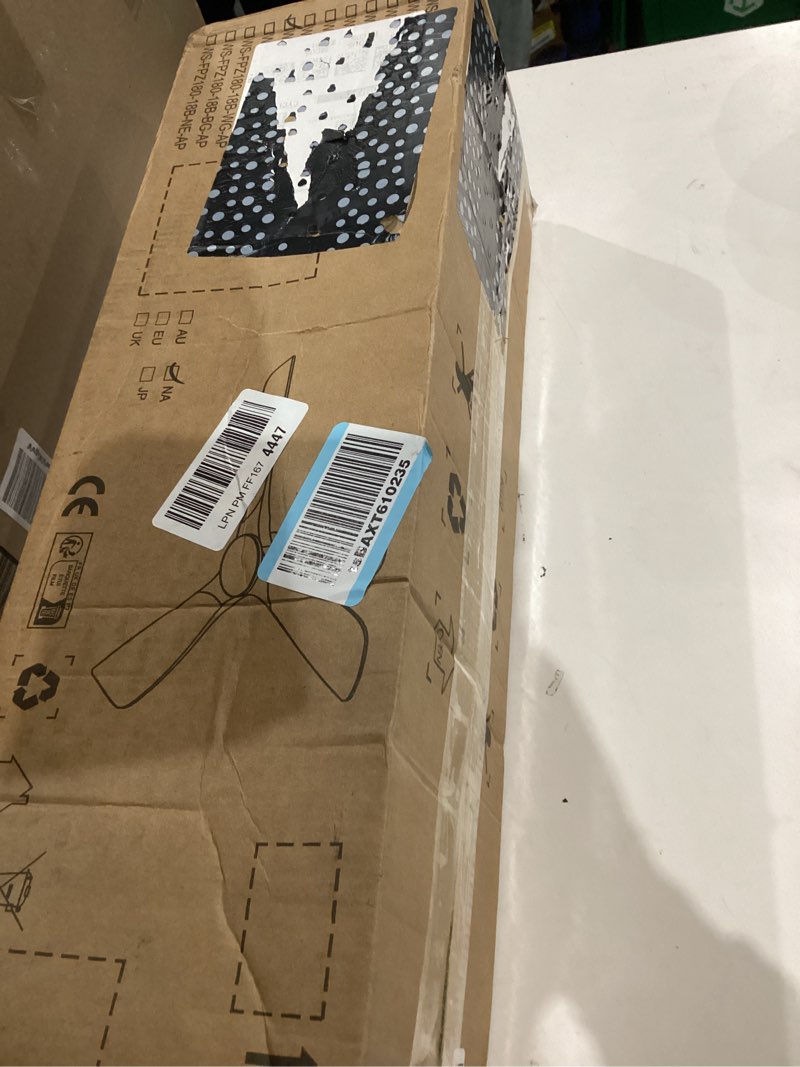 Condition photo showing New/Like New for Depuley Ceiling Fan Without Light: 52 Inch 3 Blade Outdoor Fans for Patios - White Ceiling Fan No Light Indoor Remote Control Ultra Quiet DC Motor Reversible 6 Speed Timer 52 Inch White 02