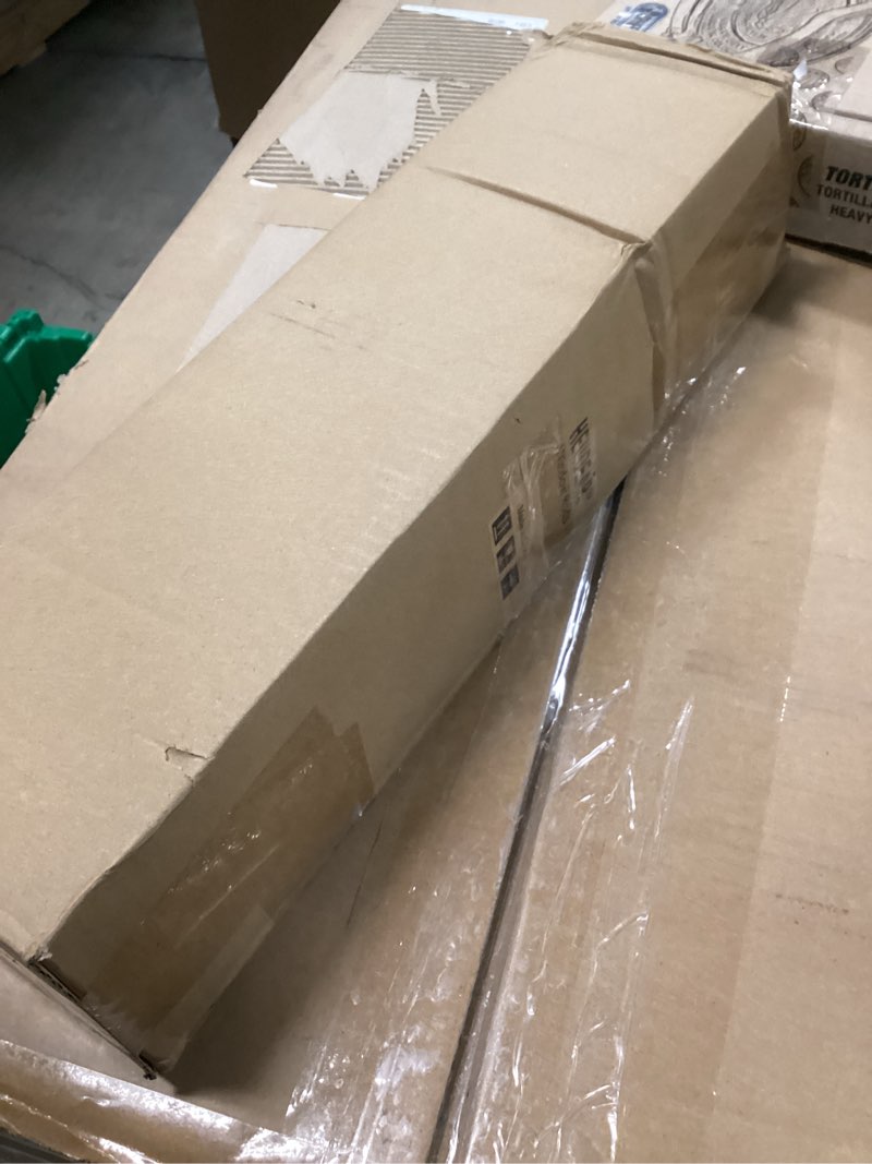 Condition photo showing New/Like New for Black Wrap Around Curtain Rods 66 to 120Inch:Blackout Adjustable Window Curtain Rod,Room Darkening Heavy Duty Curved French Metal Single Drapery Rods for Bedroom Kitchen Easy Install,Matte Black 66-120" ( 1pack ) Matte Black