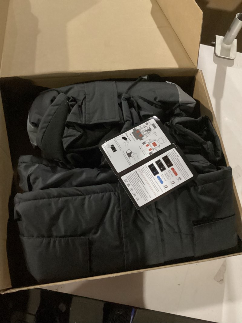 Condition photo showing As Is for Heated Jacket for Men,3M Reflective safety Heated Parka,Waterproof CLASS 3 Hi-Vis jacket,High Visibility Work Coat 3X-Large Black-parka