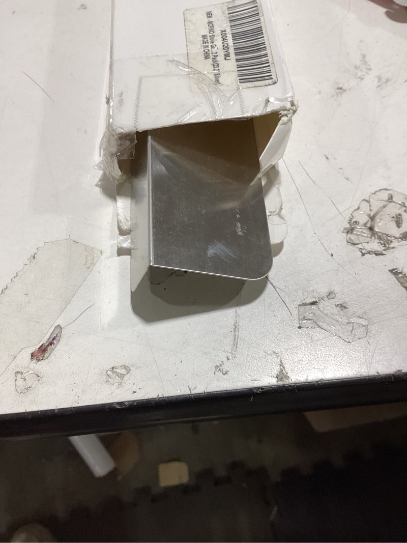 Condition photo showing Good Condition for stove gap covers 316 stainless steel,stove gap filler,heat-resistant oven side gap filler,between stove and counter slide in range trim kit for kitchen,2 pack (23.2” silver) 23.2" silver