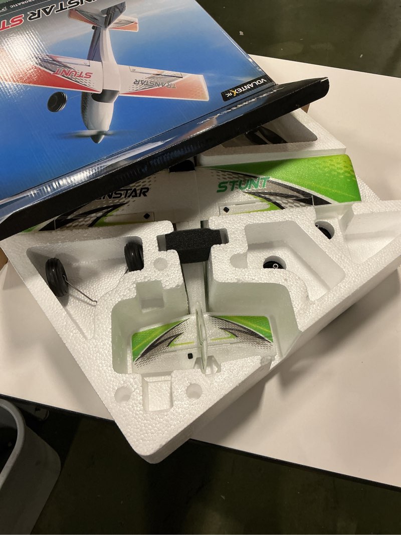 Condition photo showing New/Like New for VOLANTEXRC Brushless RC Plane P51D Mustang 500mm Remote Control Airplane Fighter RTF with 6-Axis Gyro, 4 CH 3 Modes & Aerobatics, 2.4GHz Radio Controlled Aircraft for Beginners & Adults (Green) Brushless Green