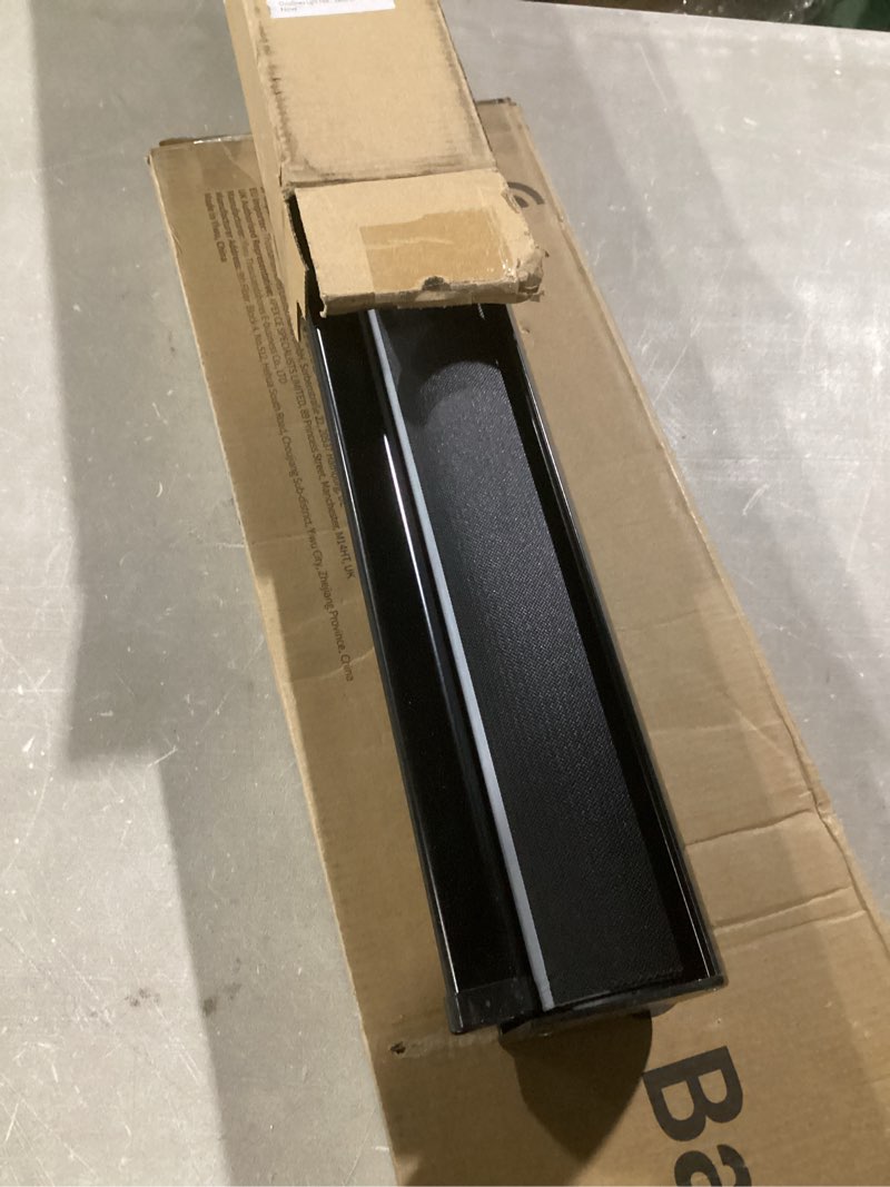 Condition photo showing Good Condition for ChrisDowa Cordless Zebra Blinds for Windows, Dual Layer Free-Stop Light Filtering Window Roller Shades, Pull Down Privacy Zebra Shades for Home, Office, Bedroom, Door (20" W x 72" H, Black) 20"W x 72"H Black