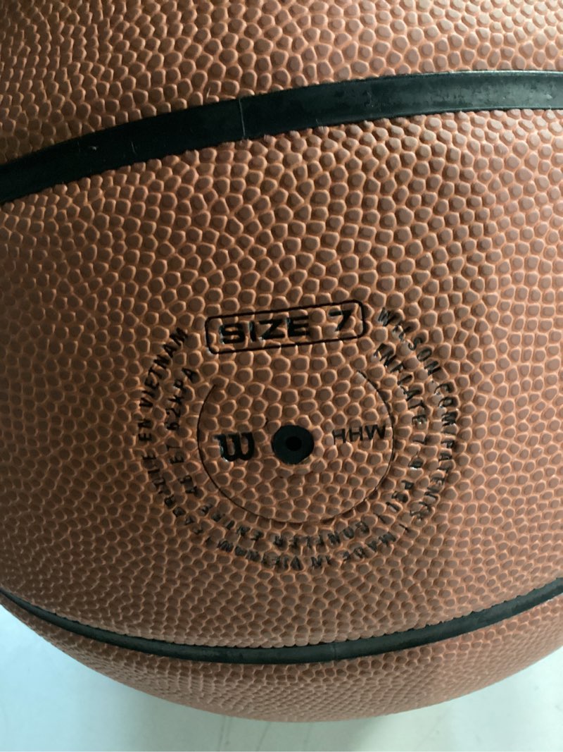 Condition photo showing As Is for Wilson NCAA Final Four Basketball - 29.5" and 28.5" Size 7 - 29.5"