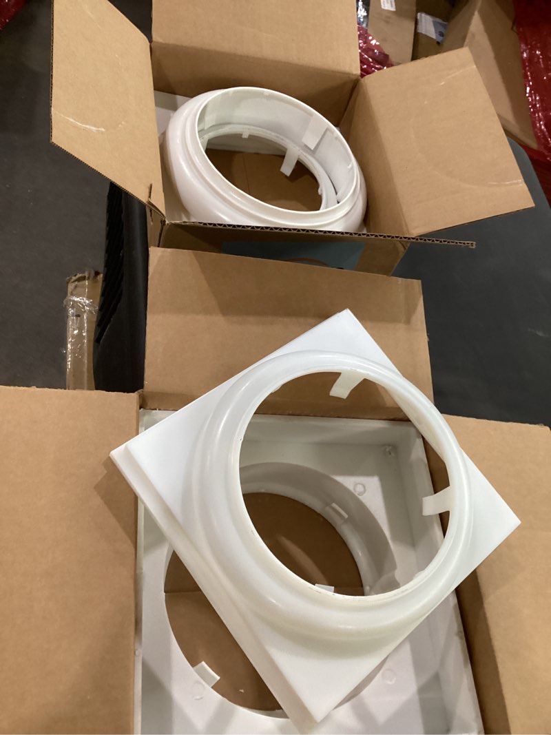 Condition photo showing As Is for (Cap and base only)Endura-Stone Round Tapered Column (FRP), Smooth Paint-Grade, Tuscan Capital & Base, 6\\\" Bottom Shaft Diameter x 4 3/4\\\" Top Shaft Diameter x 8' Overall Height - Unsplit/Whole (Plan A) 6\\\" Diameter x 8' Height Tuscan Capital