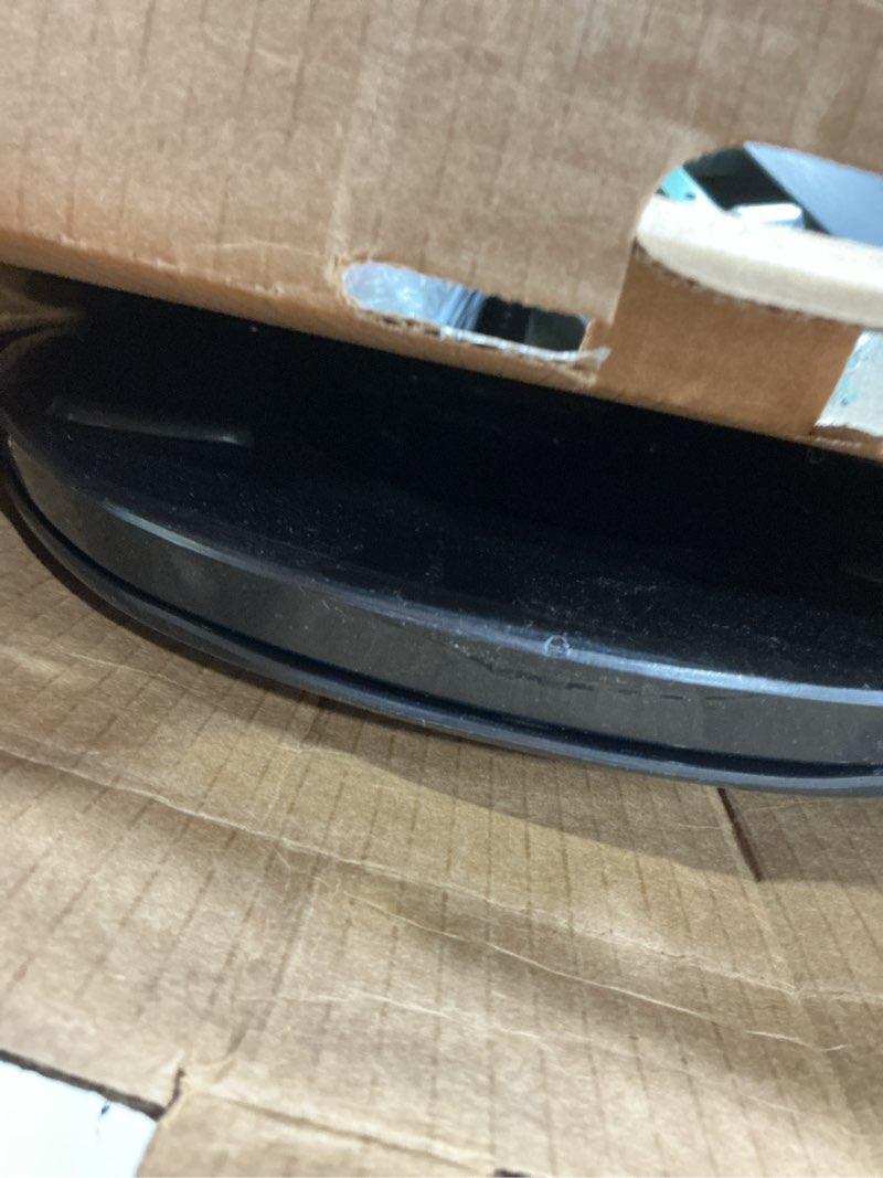 Condition photo showing As Is for Centoco Black Toilet Seat Elongated, Toilet Seat Cover, Closed Front with Cover, Residential, Top Mount Plastic Hinge, Plastic, Made in the USA, 600-407 Closed Front / Made in the USA Elongated Black