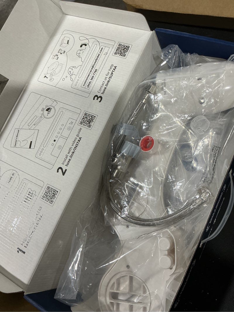 Condition photo showing Good Condition for LUXE Bidet NEO 185 - Dual Nozzle, Self-Cleaning, Non-Electric Bidet Attachment for Toilet Seat, Adjustable Water Pressure, Rear & Feminine Wash (Blue)