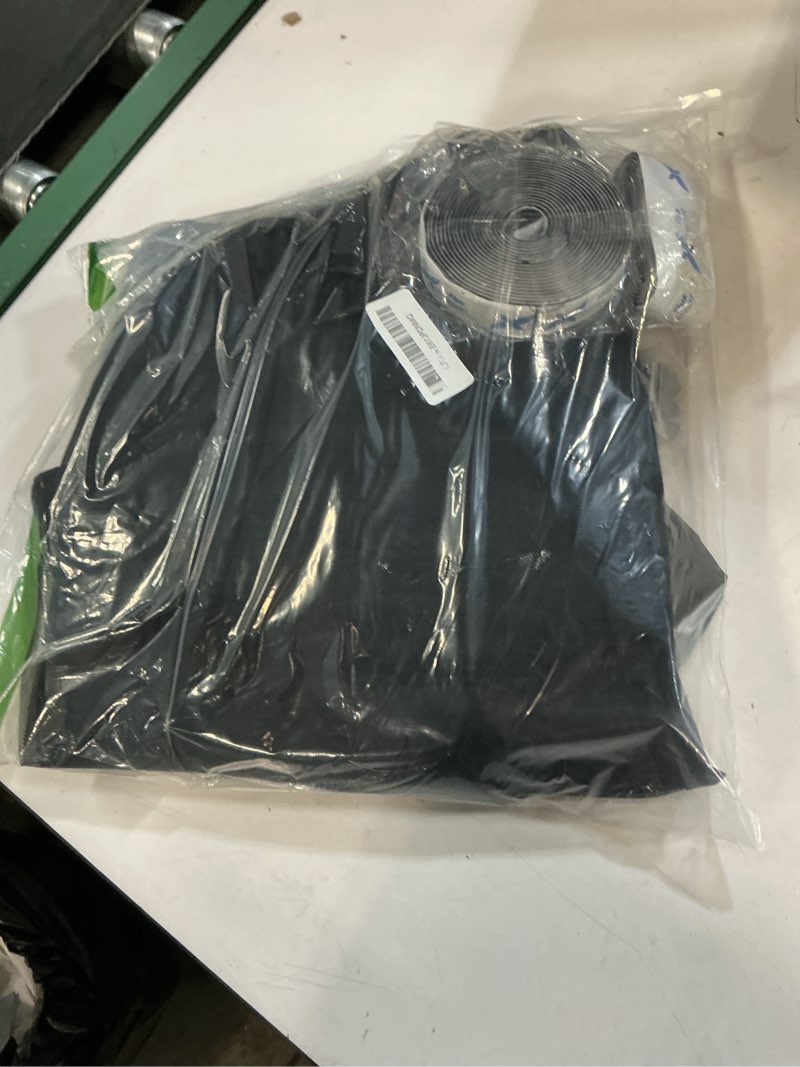 Condition photo showing Good Condition for flux phenom magnetic screen door - bugs out, breeze in - 9min install auto-sealing heavy duty double stitched mesh, 52 magnets, hands free sliding & patio doors net, pet & kid friendly, 38 x 82 inch black 38"x82"