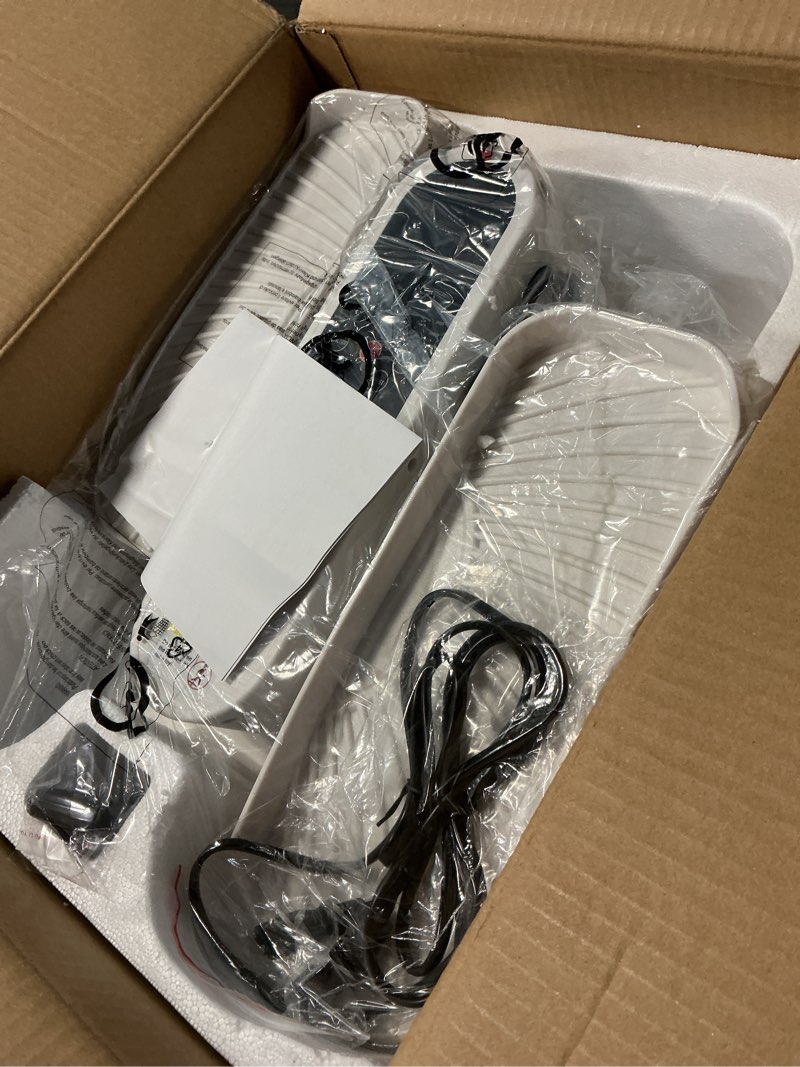 Condition photo showing Good Condition for homgim under desk elliptical machine - quiet motorized leg exerciser with smart remote, 12-speed manual programs auto/3 auto programs lcd display & bidirectional motion for home/office white-1