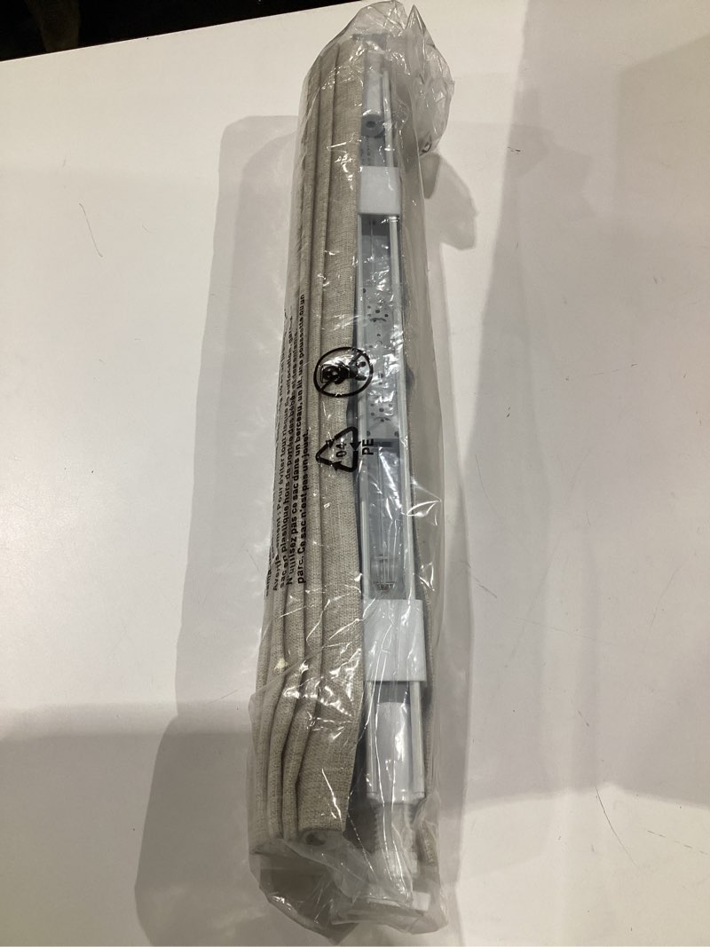 Condition photo showing Good Condition for LazBlinds No Tools No Drill Cordless Roman Shades for Windows, Blackout Thermal Insulated UV Blocking Window Blinds, Room Darkening Fabric Blinds for Indoor Windows, 21'' W x 48'' H, Beige Blackout - Beige 21" W x 48" H