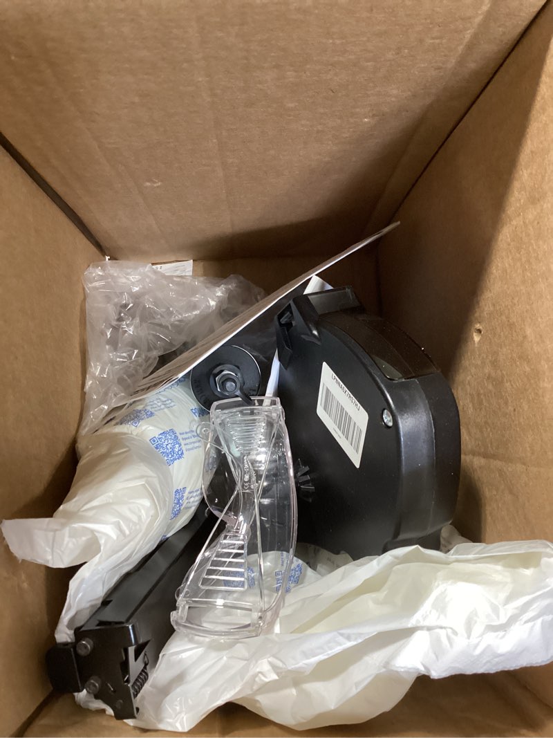 Condition photo showing As Is for metabo hpt cap stapler, pro-preferred pneumatic power nailers, crown stapler for roofing felt, foam insulation & house wrap, 18 gauge, up to 200 7/16" crown staples, length 7/8" to 1-1/2", n3808ap
