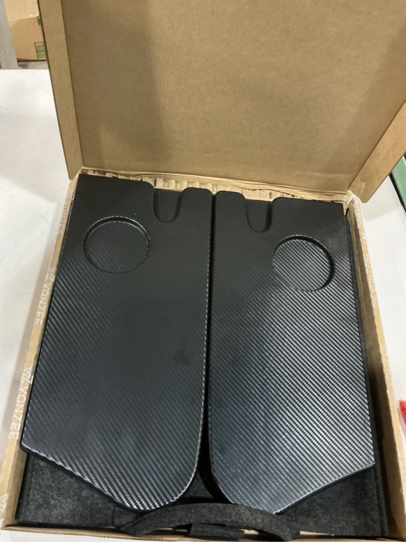 Condition photo showing Good Condition for yonzee foldable desk food tray (carbon edition) for tesla model y model 3 s x y juniper- upgraded table with support leg for dining, in-car work, travel and outdoor (1 pack)