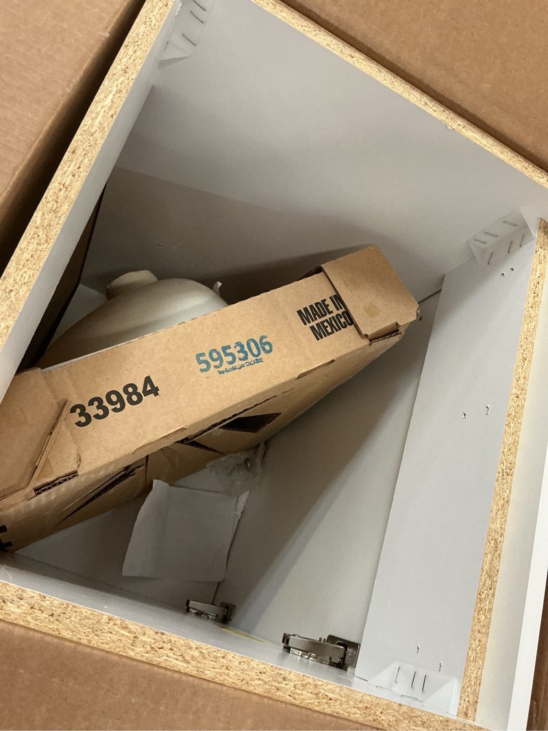 Condition photo showing Good Condition for zenith white cultured marble top vanity