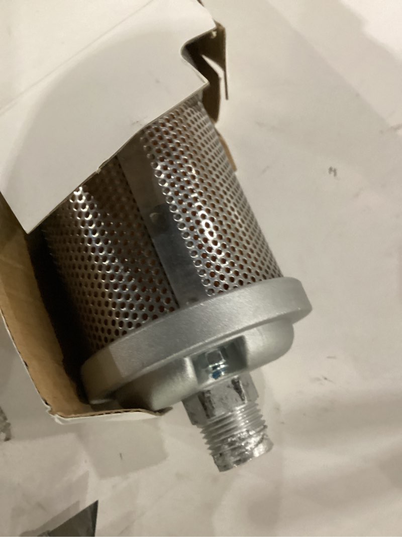 Condition photo showing Good Condition for m05 air compressor muffler 1/2" npt male, air exhaust silencer for dryer compressor air pump, compressed air equipment and systems, 145 psi
