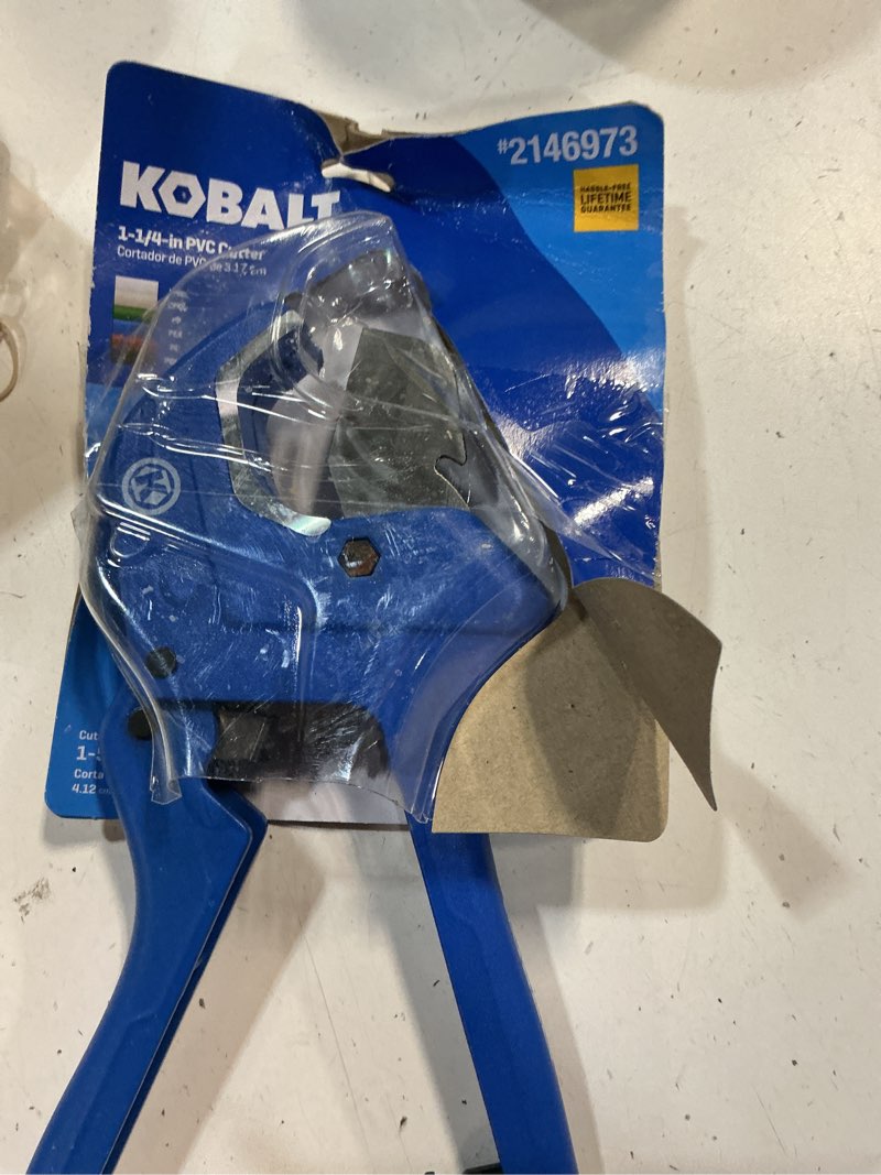 Condition photo showing As Is for kobalt cutter 1-1/4-in pvc cutter