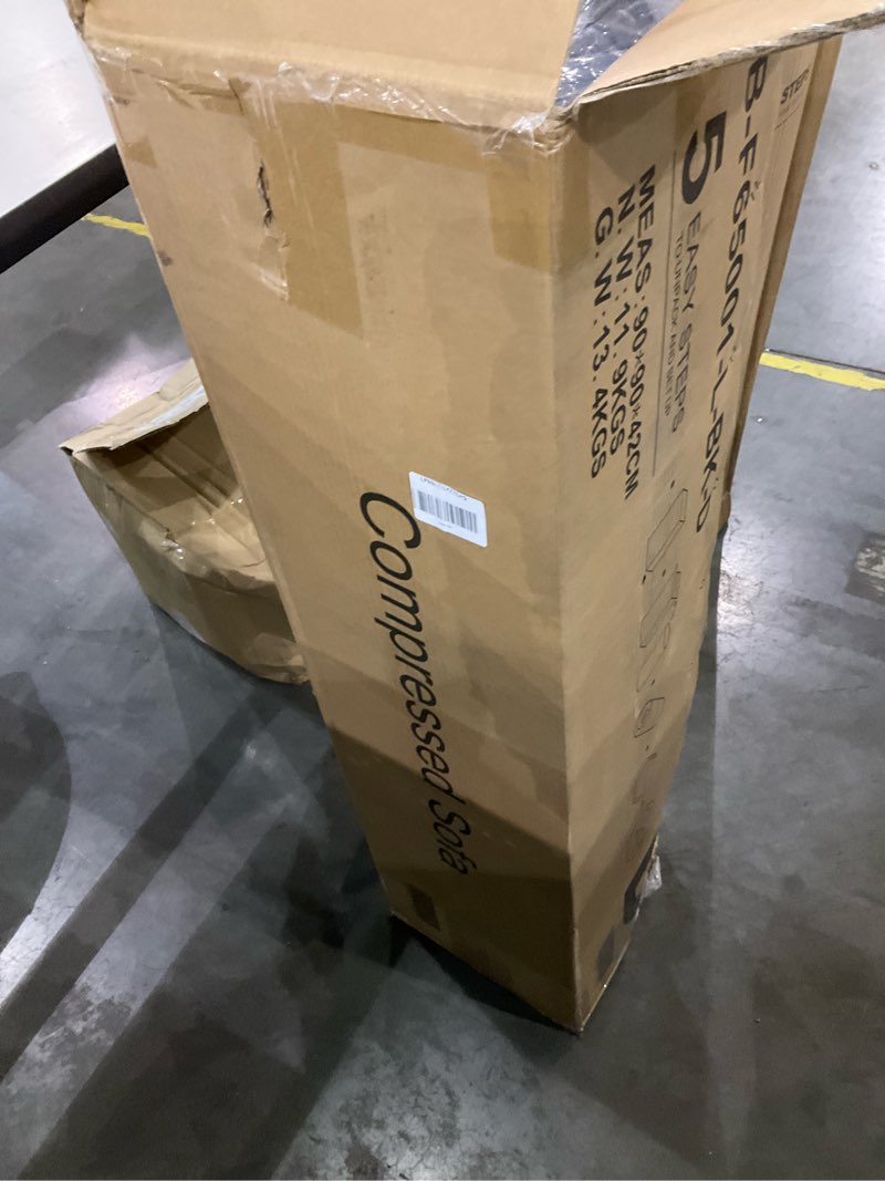 Condition photo showing As Is for Modular Sectional Sofa..Only one couch section 