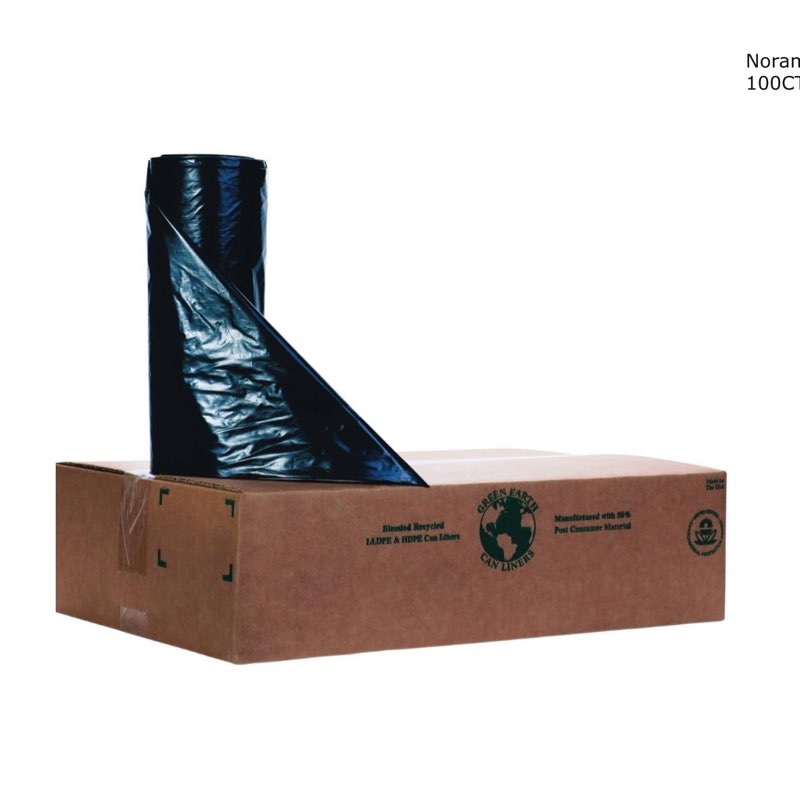Trash Bag Blk 45g 100ct