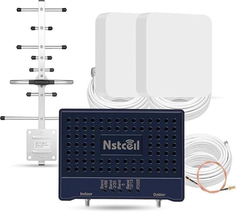 cell phone booster for home & muti-room, up to 7000sq. ft,cell booster for rural area with 2 indoor