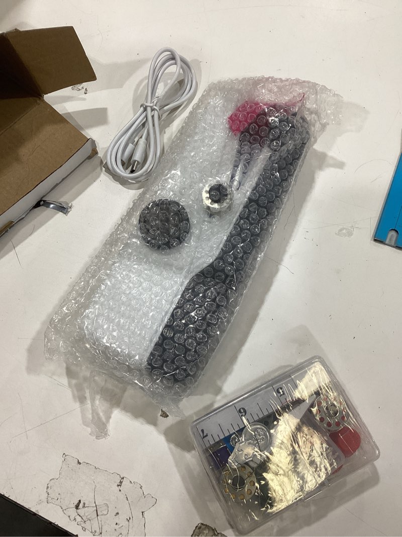 handheld sewing machine, heavy duty mini sewing machine 2-speed 2 power modes quick sewing kit hand 