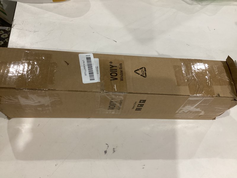 Condition photo showing Good Condition for 2 Pack Curtain Rods for Windows 28 to 48 Inch(1.5-5 Feet),White 1'' Diameter Drapery Rods with End Cap Style Design,Modern Adjustable Heavy Duty Curtain Rod,Size:30''-60'' 30"-60"|2 Pack White