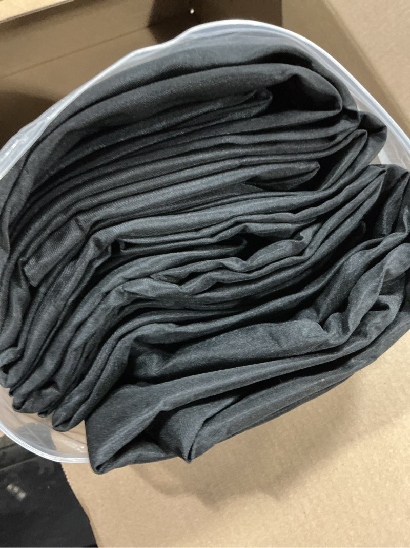 Condition photo showing Good Condition for surmente 120 inch round tablecloths -5 pack black round table cloths, polyester fabric table covers for wedding, party, banquet, or restaurant 120 round, 5 pack black