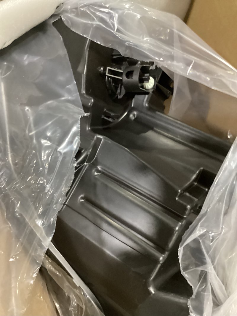 Condition photo showing As Is for huray led headlight assembly fit for nissan rogue sl/sv 2021 2022 2023 rh projector headlamp replacement oe style right passenger side (chrome housing) rh(passenger side) clear