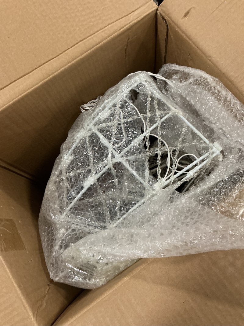 Condition photo showing As Is for National Tree Outdoor Decor Accessory, White