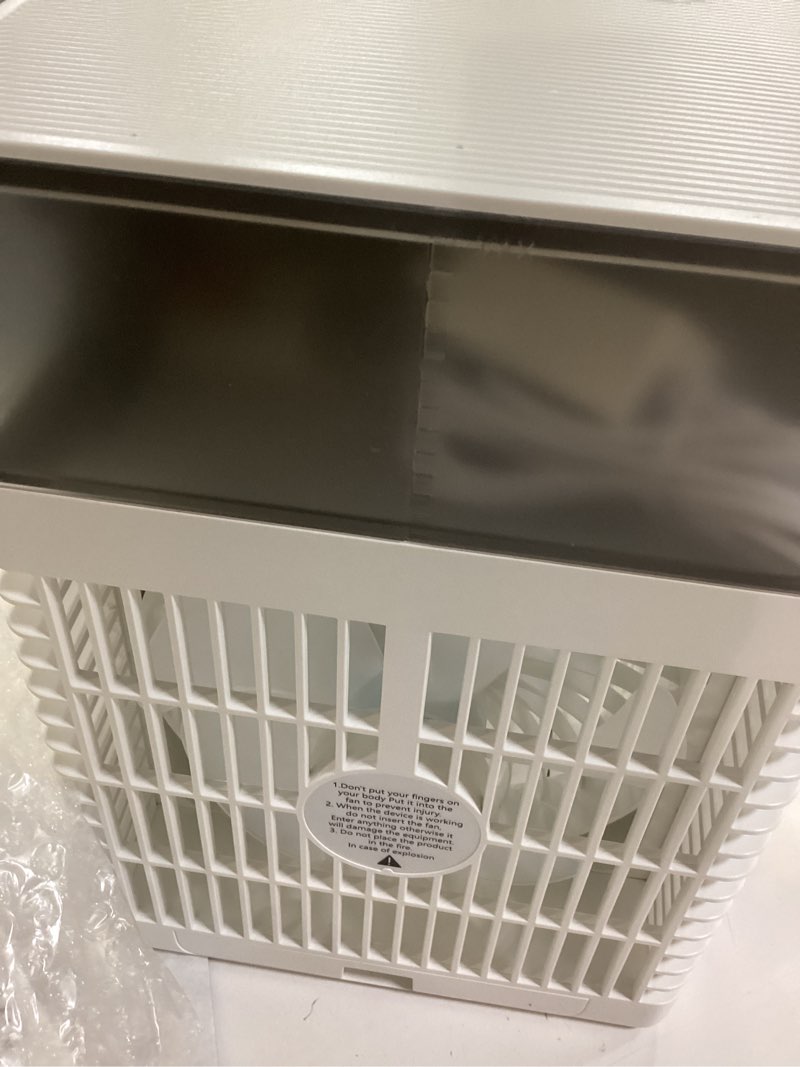 Condition photo showing Good Condition for portable air conditioners, air cooler evaporative personal mini ac with remoter, 4 wind speed, 2-4-6h timer, 2 modes, colorful night light, portable ac for room, car, bedroom, office, outdoor