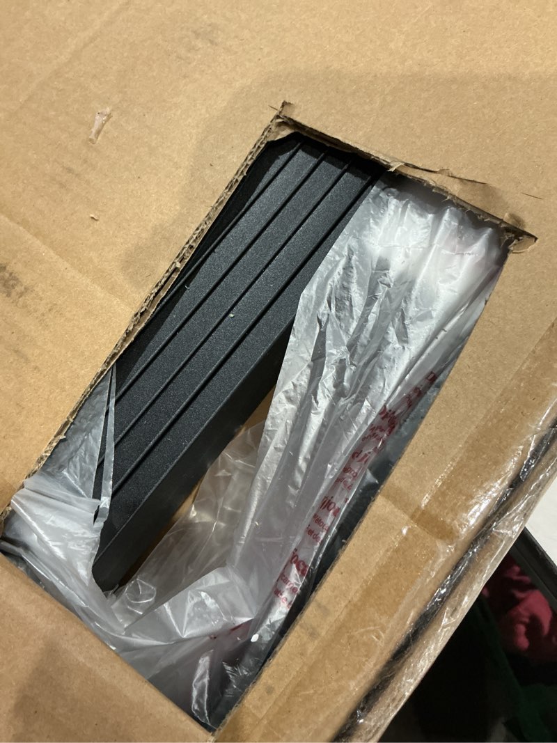 Condition photo showing Good Condition for king bed frame, 14" high platform bed frame, heavy duty steel slat support king size with storage space, support up to 800 lbs, no screws needed, easy assembly (black) 14 inch king