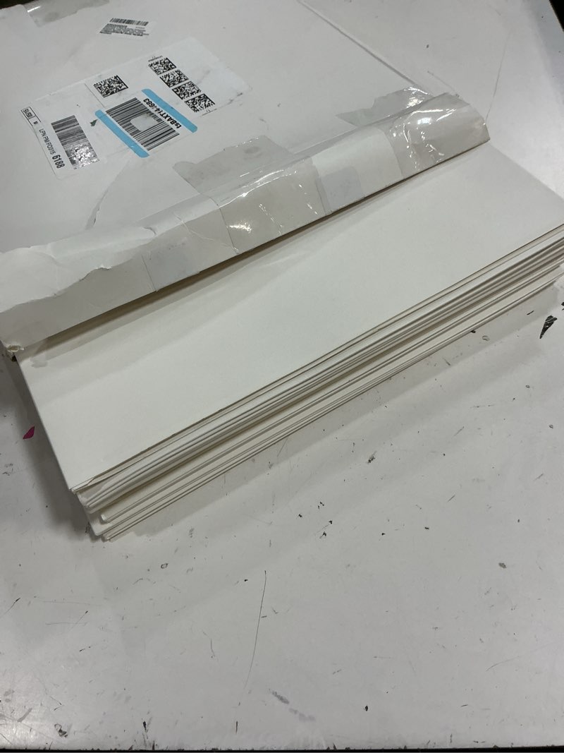 Condition photo showing Good Condition for maxwave 4 pack 30 gallon collapsible disposable trash garbage cans, large reusable recycling bins, extra thick recycled cardboard, perfect for parties, events & camping (30" h x 14" w x 14" d), white