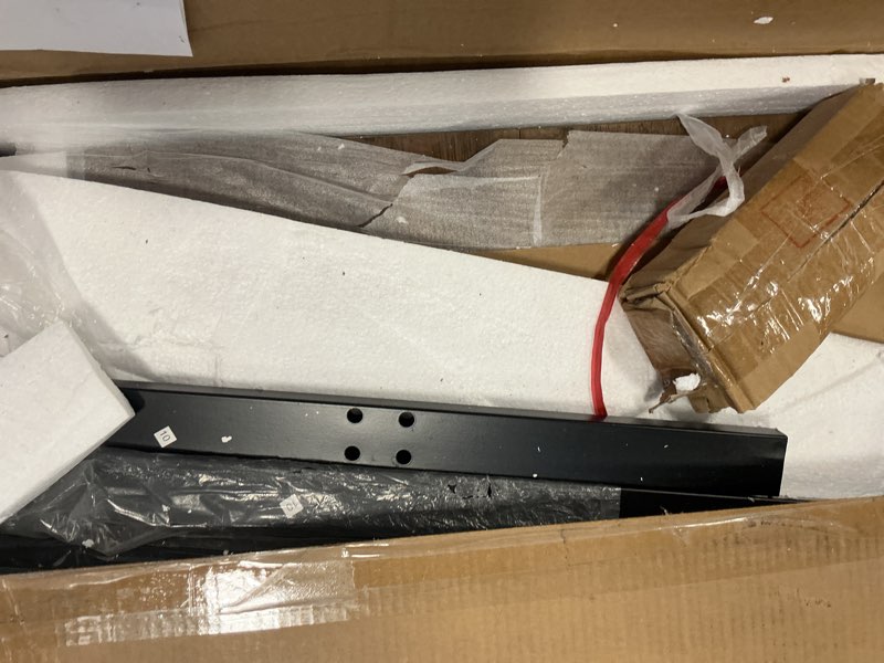 Condition photo showing As Is for 70.8-Inch Executive Desk, Wood Study Computer Desk Writing Table