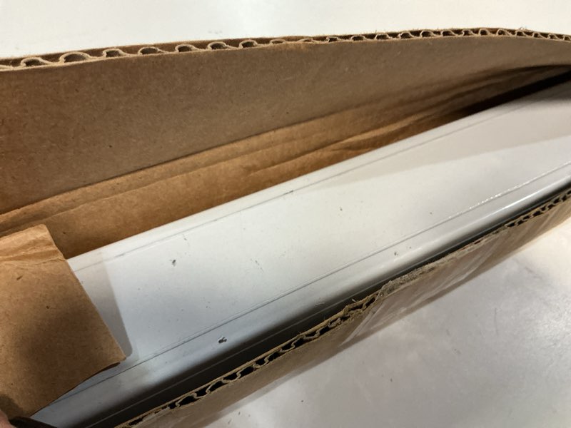 Condition photo showing As Is for sunrise kitchen supply stainless steel heavy duty 20 gauge deep fryer joining strip/connector (21 5/8"l x 2"w x 1 1/4"h)