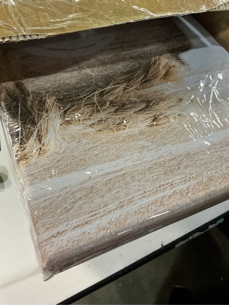 Condition photo showing Good Condition for Biufo Home Sign Canvas Wall Art, 5 Pieces Modern Farmhouse Decor, Rustic Home Living Room Wall Decor Prints (Small, Wrapped Canvas) White Wrapped Canvas Small