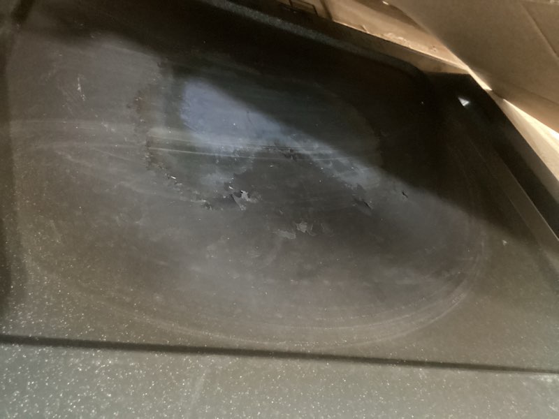 Condition photo showing As Is for 316400603 Oven Bottom Panel for Frigidaire Gas Ranges and Stoves, Compatible with Electrolux/Kenmore/Crosley Oven, Replace Part 316400604, 7316400604, AP3768877