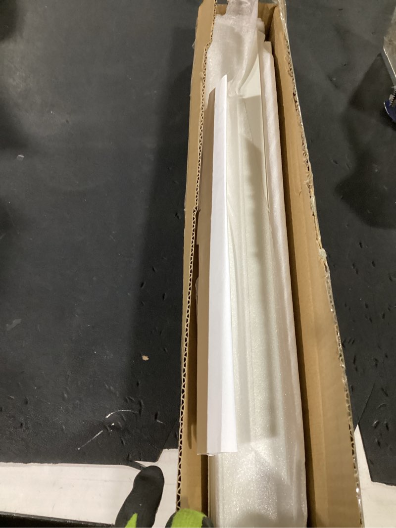 Condition photo showing Good Condition for colingmill 1 set peel and stick door moulding trim kit premade wall moulding panels flexible self adhesive 3d wainscoting panels for mirror window frame decor (16"x20") top 16"x20" and bottom 16"x20" 1