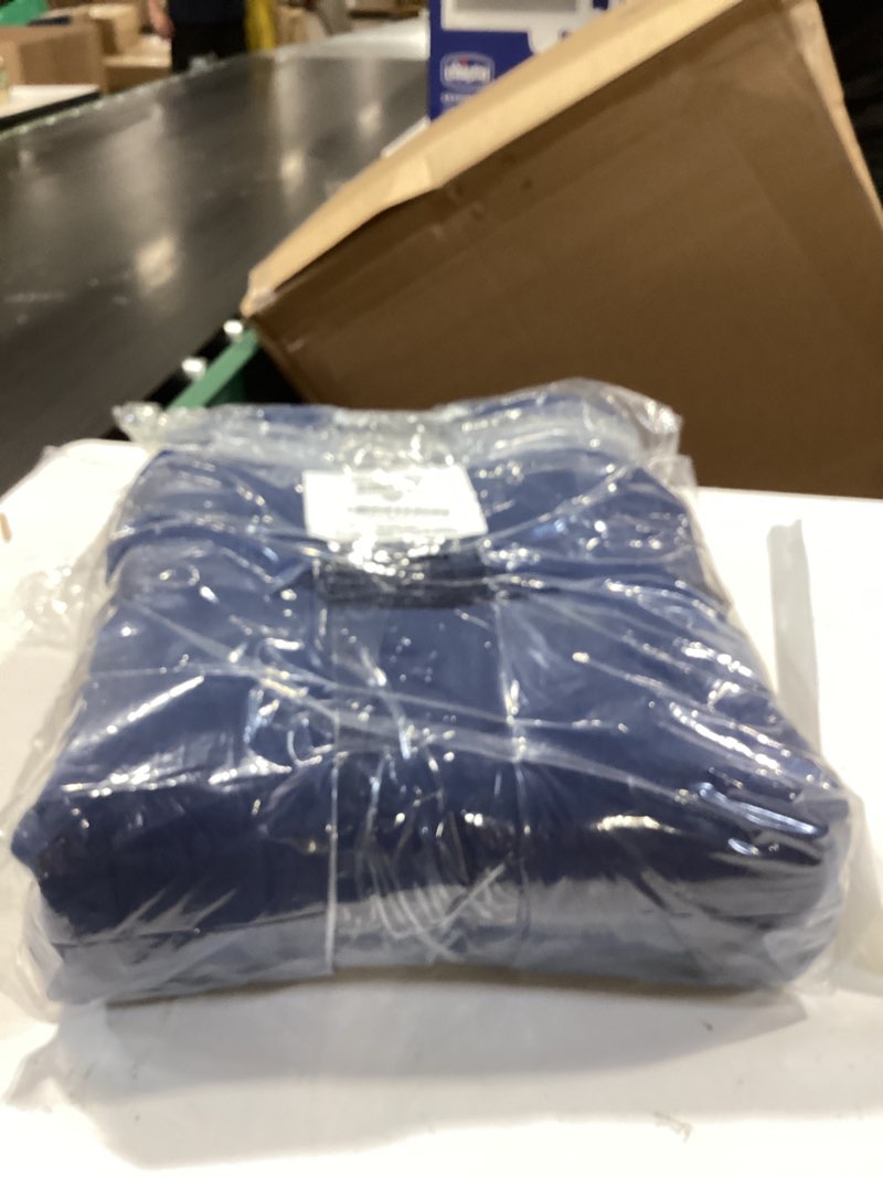 Condition photo showing Good Condition for bare home flannel sheet set 100% cotton, velvety soft heavyweight - double brushed flannel - deep pocket (king, dark blue) king 09 - dark blue