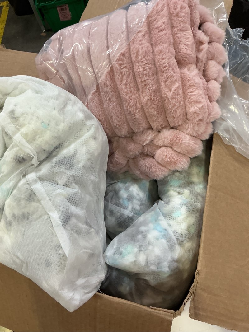 Condition photo showing Good Condition for cute cat couch bed for indoor cats, fluffy pet cat sofa with premium soft corduroy fleece, cute small dog beds for small dogs, fuzzy puppy chair with removable washable cover (30x20x10,pink) medium pink