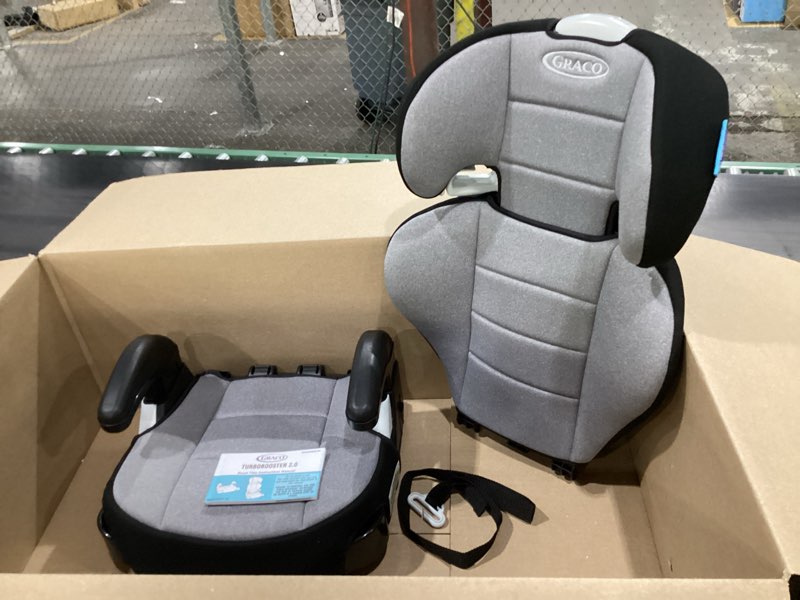 Condition photo showing New/Like New for graco turbobooster 2.0 highback booster car seat, declan