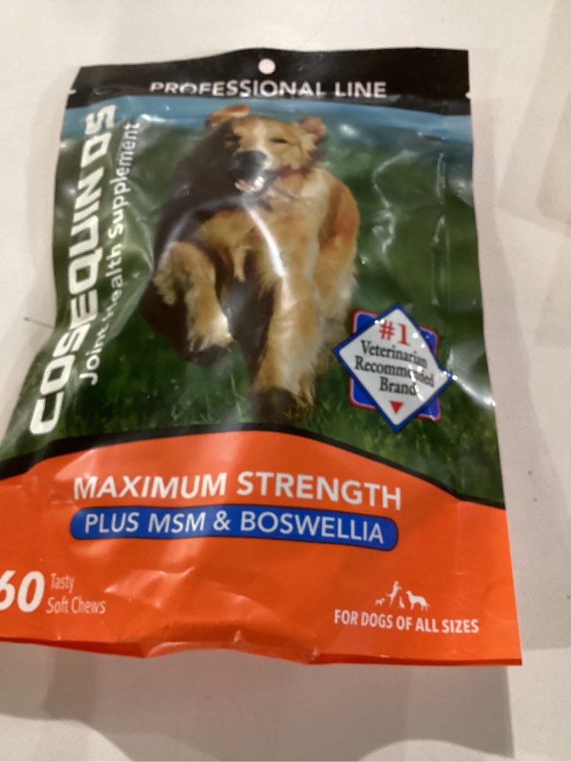 Condition photo showing New/Like New for Nutramax Laboratories Cosequin DS Plus MSM Professional Line for Dogs, 60 Soft Chews 1 Pack